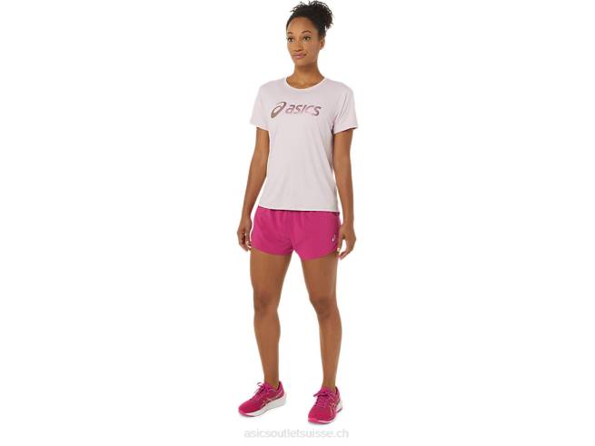 haut sakura femme à peine rose Asics L6N0K3450