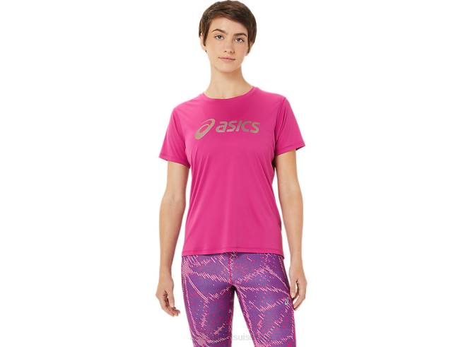 haut sakura femme rouge fuchsia Asics L6N0K3328
