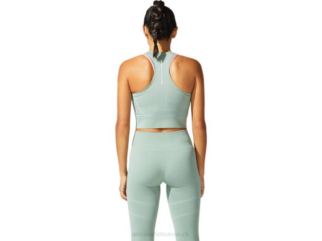 haut sans couture femme gris ardoise Asics L6N0K3974