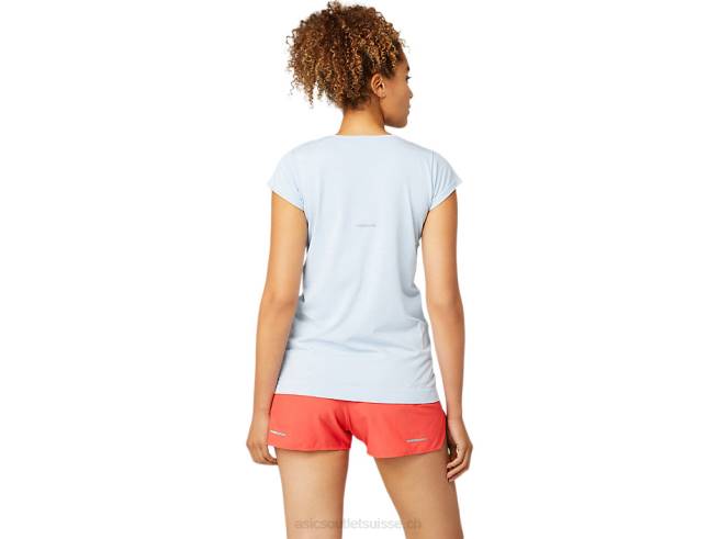 haut sans coutures à manches courtes pour femmes brume Asics L6N0K3759
