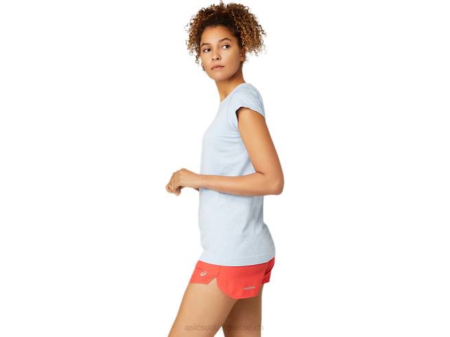 haut sans coutures à manches courtes pour femmes brume Asics L6N0K3759