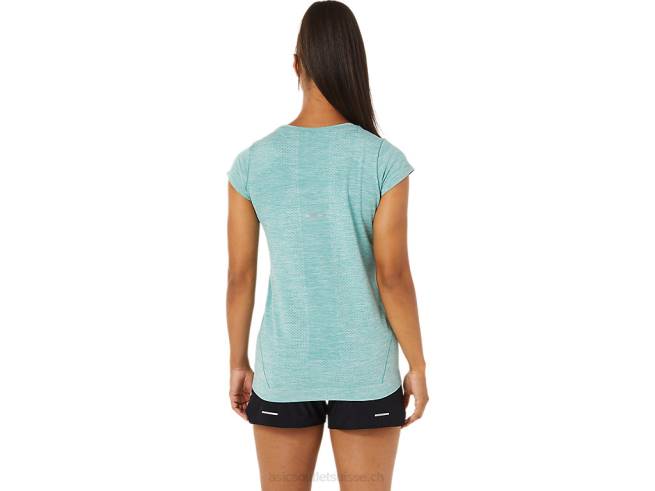 haut sans coutures à manches courtes pour femmes sage Asics L6N0K3499
