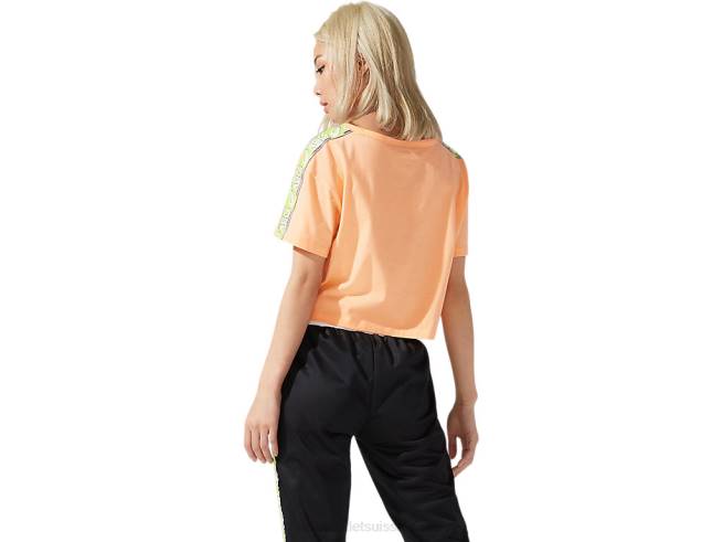 t-shirt graphique en jersey à manches courtes pour femmes dune d'été Asics L6N0K3943