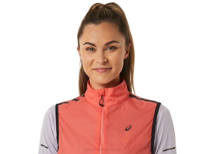 gilet compressible metarun pour femme papaye Asics L6N0K2502