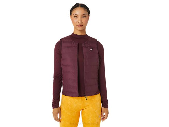 gilet matelassé runkoyo femme Mars profond Asics L6N0K2801