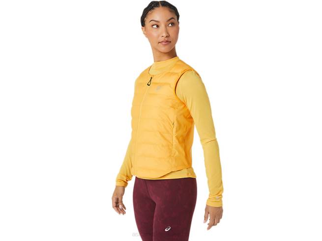 gilet matelassé runkoyo femme tigre jaune Asics L6N0K2789