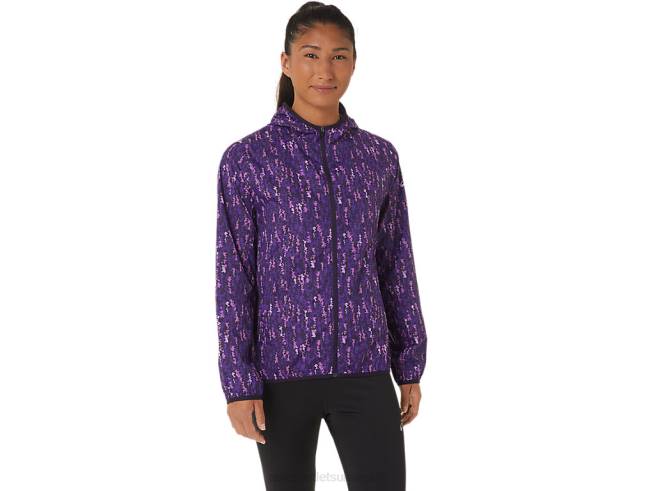 veste compressible pour femme coup de pinceau d'orchidée / morelle Asics L6N0K2771