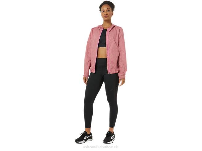 veste compressible pour femme smokey rose spacedye/fruit du dragon Asics L6N0K3858