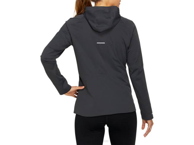 veste d'accélération pour femme gris graphite Asics L6N0K4144