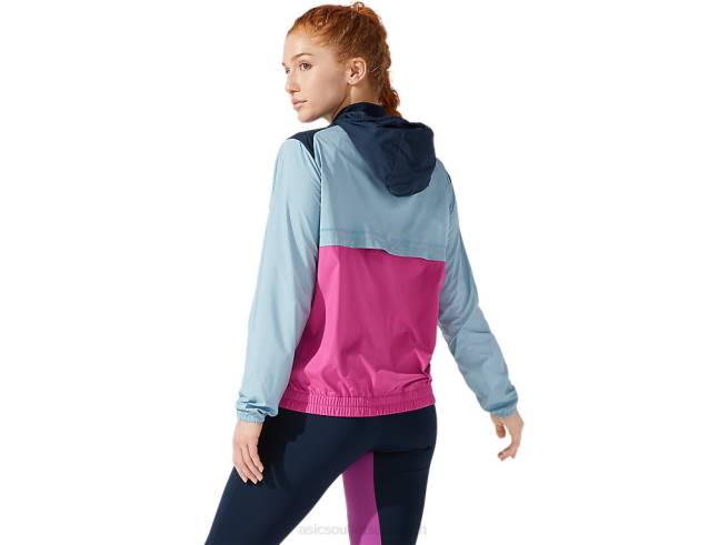 veste de visibilité femme bleu français/bleu fumée Asics L6N0K4058