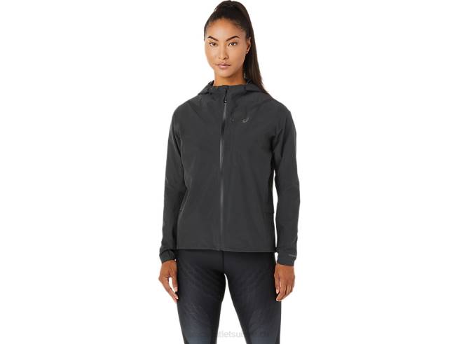 veste imperméable Accelerate 2.0 pour femme gris graphite Asics L6N0K3271