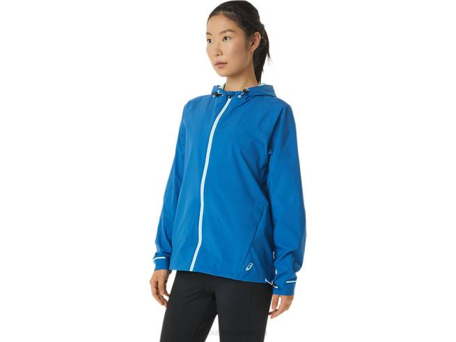 veste imperméable femme Lake Drive/bleu clair Asics L6N0K3341