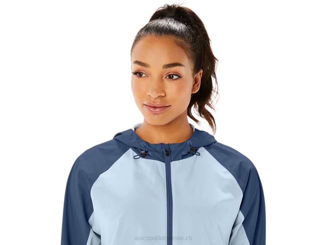 veste imperméable femme ciel/grand requin Asics L6N0K2175