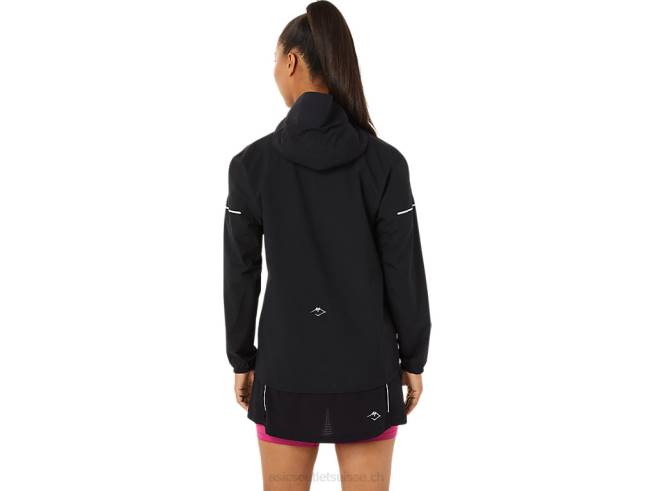 veste imperméable fujitrail femme performance noir Asics L6N0K3482
