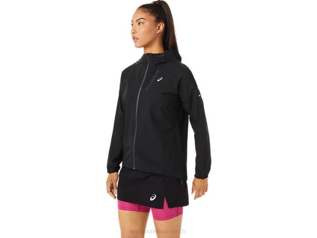 veste imperméable fujitrail femme performance noir Asics L6N0K3482