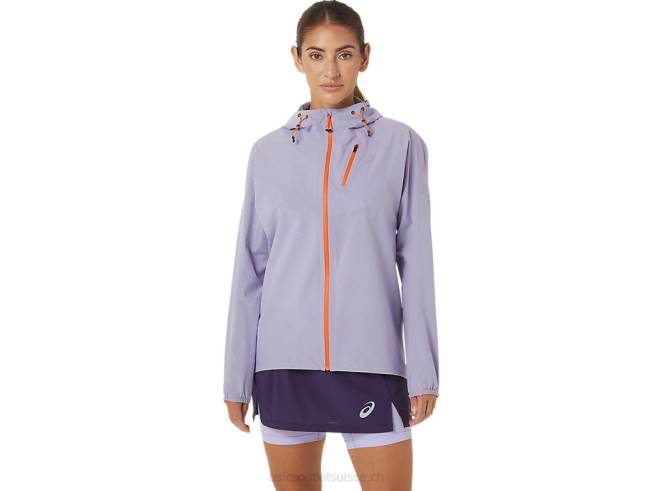 veste imperméable fujitrail femme vapeur Asics L6N0K3077