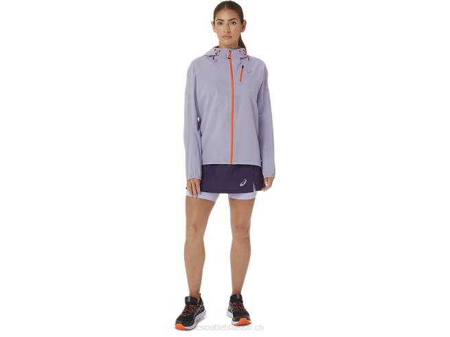 veste imperméable fujitrail femme vapeur Asics L6N0K3077