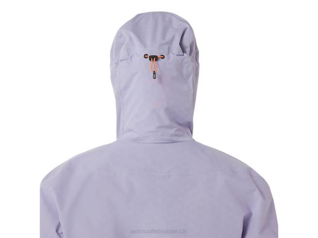 veste imperméable fujitrail femme vapeur Asics L6N0K3077