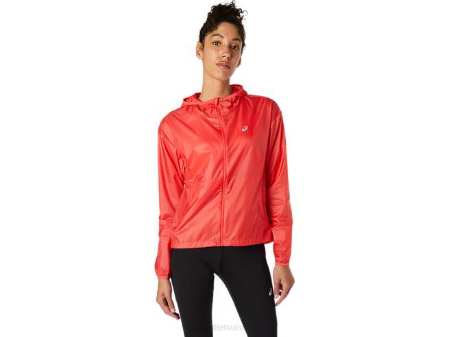 veste kasane femme unie pamplemousse rose Asics L6N0K3849