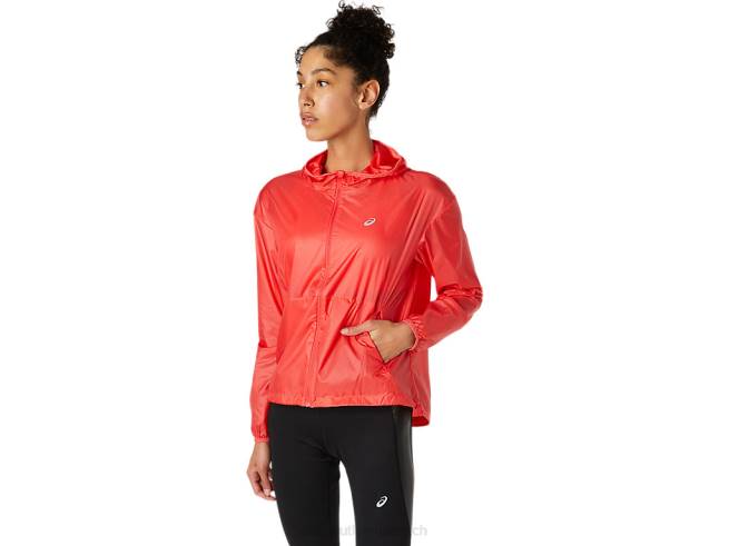 veste kasane femme unie pamplemousse rose Asics L6N0K3849