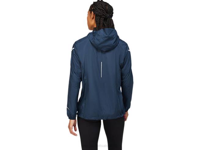 veste lite-show femme bleu français Asics L6N0K3678