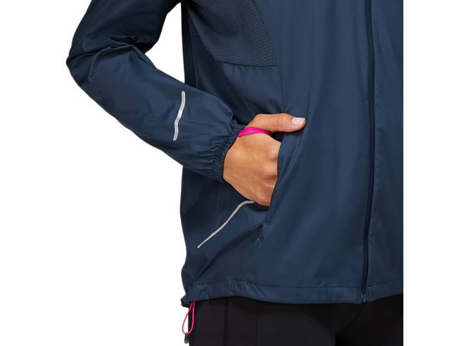 veste lite-show femme bleu français Asics L6N0K3678
