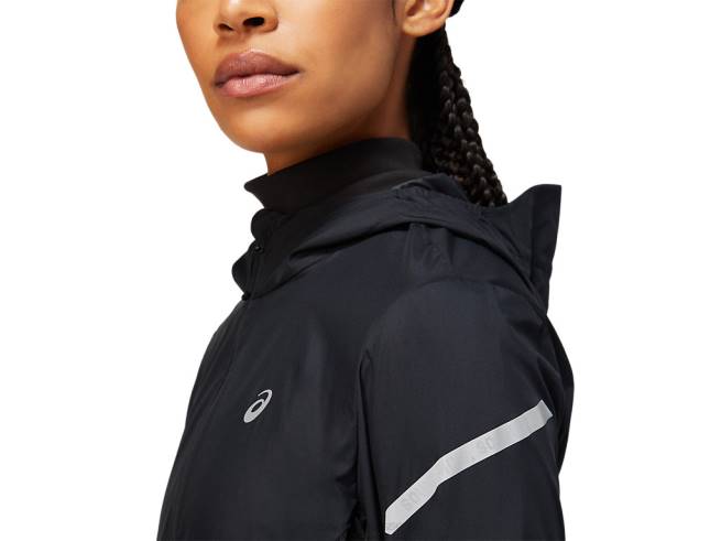veste lite-show femme performance noir Asics L6N0K3660