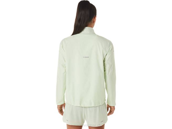 veste lite-show femme vert murmure/violet poussiéreux Asics L6N0K2334