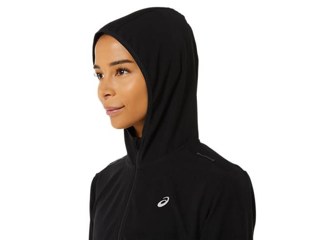 veste prêt-à-porter femme performance noir Asics L6N0K3492