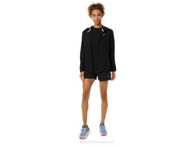 veste prêt-à-porter femme performance noir Asics L6N0K3492