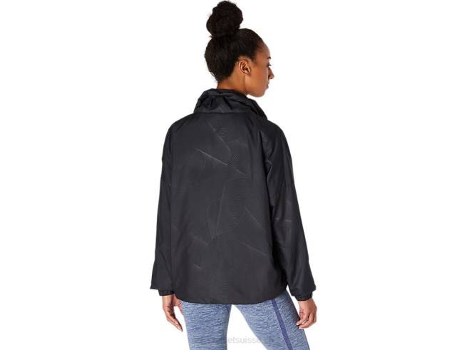 veste réversible femme performance noir Asics L6N0K3672