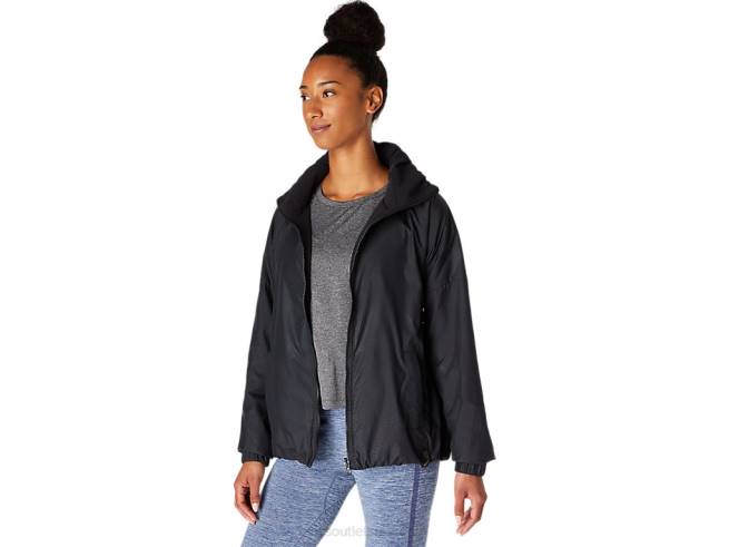 veste réversible femme performance noir Asics L6N0K3672