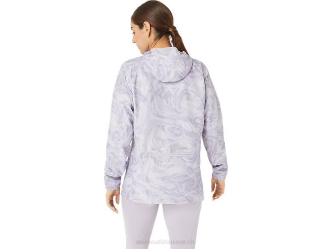 veste repliable pr lyte pour femme goutte de sumi violet crépuscule Asics L6N0K2318