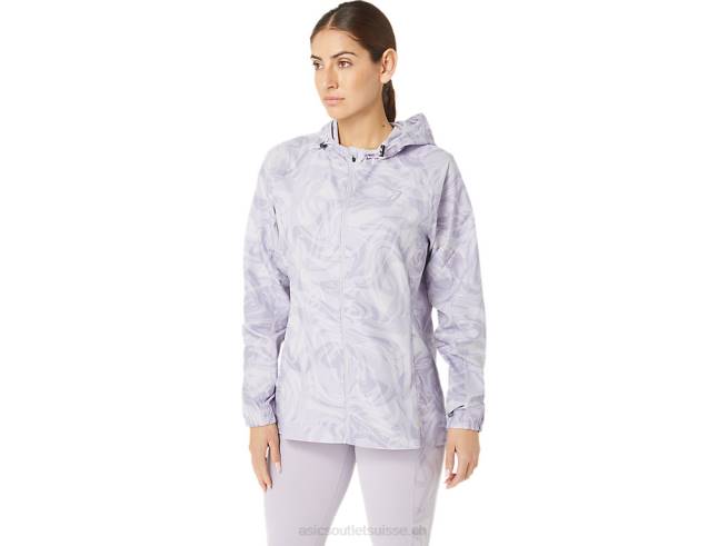 veste repliable pr lyte pour femme goutte de sumi violet crépuscule Asics L6N0K2318