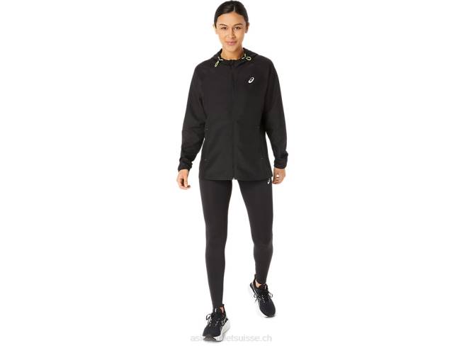 veste repliable pr lyte pour femme performance noir Asics L6N0K2310