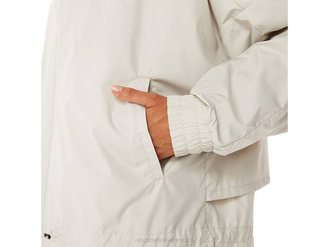 veste tissée movekoyo pour femme gris fumé Asics L6N0K2776