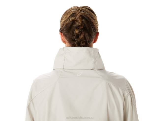 veste tissée movekoyo pour femme gris fumé Asics L6N0K2776