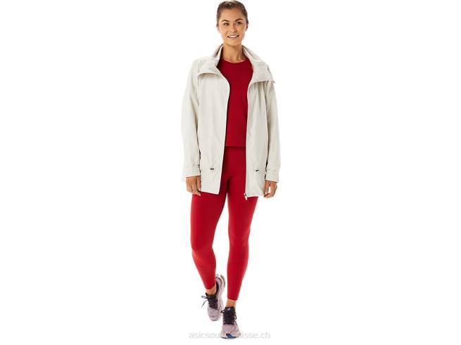 veste tissée movekoyo pour femme gris fumé Asics L6N0K2776