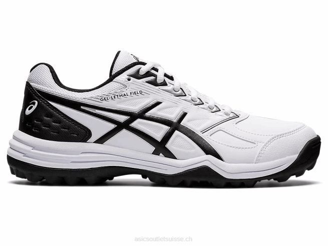 champ gel-mortel blanc noir Asics L6N0K1198