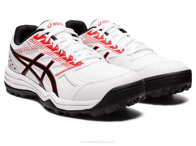 champ gel-mortel blanc/rouge classique Asics L6N0K1196