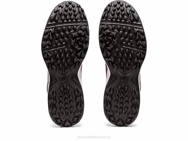 champ gel-mortel blanc/rouge classique Asics L6N0K1196