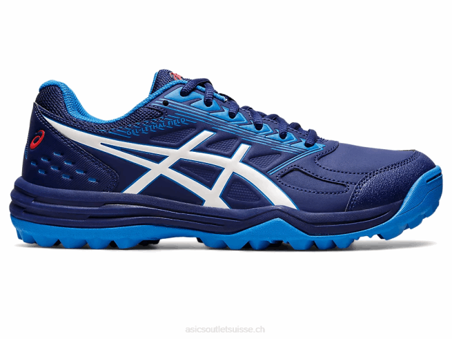 champ gel-mortel bleu marine/blanc Asics L6N0K1213