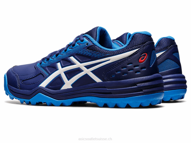 champ gel-mortel bleu marine/blanc Asics L6N0K1213