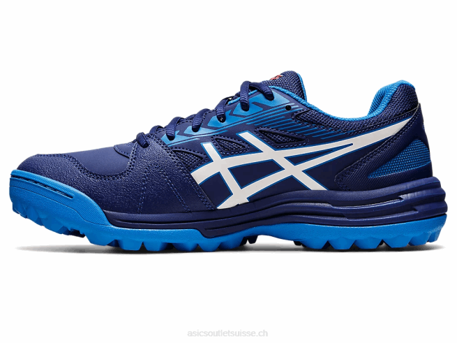 champ gel-mortel bleu marine/blanc Asics L6N0K1213
