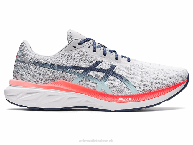 Dynablast 2 gris glacier/bleu tonnerre Asics L6N0K1441