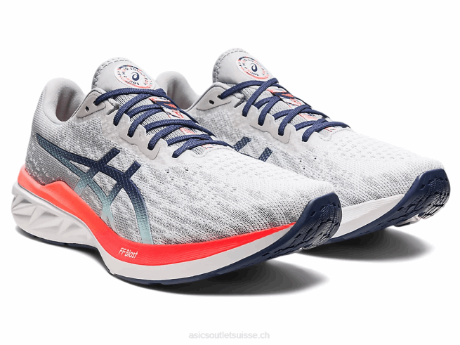 Dynablast 2 gris glacier/bleu tonnerre Asics L6N0K1441