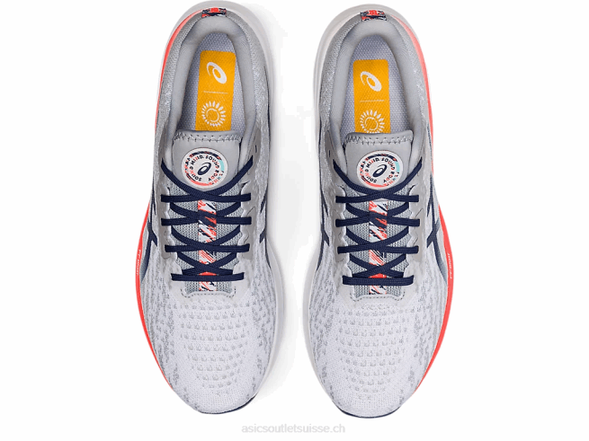 Dynablast 2 gris glacier/bleu tonnerre Asics L6N0K1441