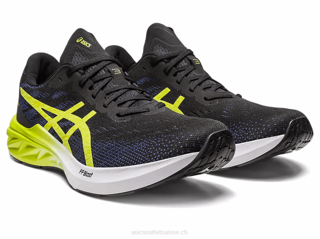 Dynablast 3 noir/zeste de citron vert Asics L6N0K264