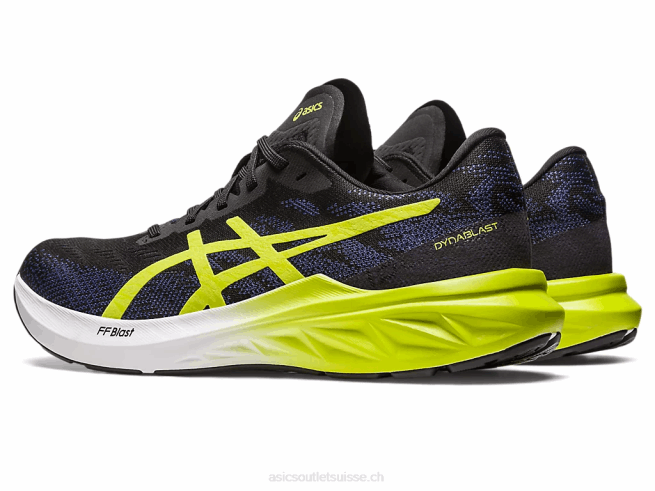 Dynablast 3 noir/zeste de citron vert Asics L6N0K264
