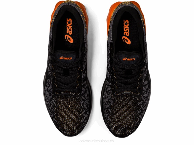 Dynablast noir/orange souci Asics L6N0K2002